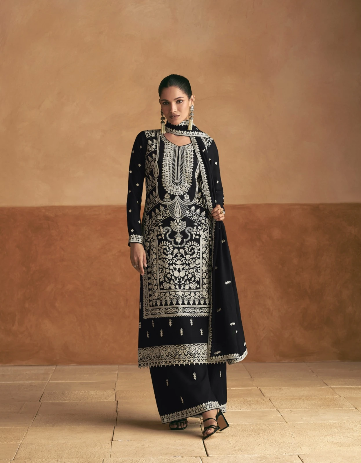 Aashirwad Meraki Premium Chinnon Silk Wholesale Designer Readymade Salwar Suit Catalog — Wholesale Readymade Suit, Aashirwad Creation wholesale from Surat - Gallery Image 4